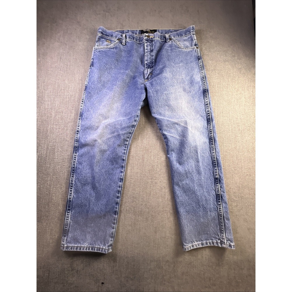 Wrangler George Strait Collection Jeans Men's 40x30 Cowboy Rodeo Ranch Blue